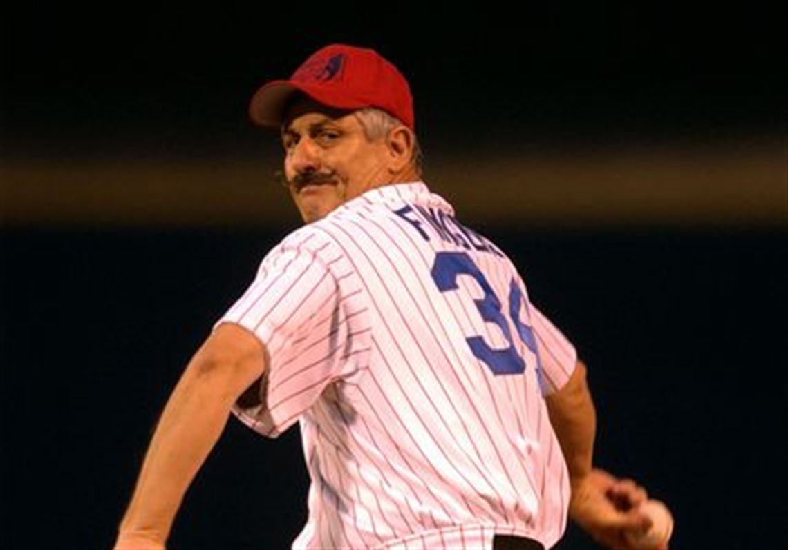 Rollie Fingers' mustache, then and now