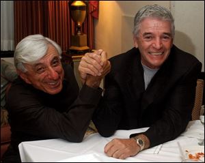 Jamie Farr, left, and Tom Dreesen.
