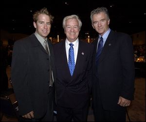 From left, Bob Masak, Ron Masak, and Patrick Duffy.
