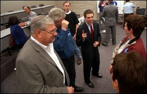 Democratic challenger Ben Konop in Lima
