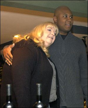 Shelly McCoy organized a surprise Christmas party in October for fiance Otis Grissom before he left for Iraq.