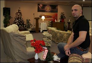 Pastor and slam poet Will Stuart, originally from Pittsburgh, will lead services on Christmas Eve afternoon.