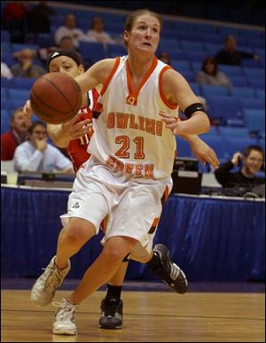 Bowling Green's Casey McDowell tied a MAC tournament record with seven 3-pointers.