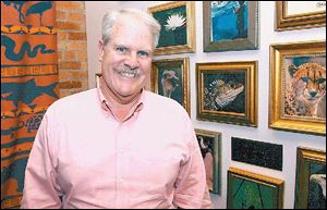 Executive Director William Dennler as he appeared yesterday, his first day back to work after cutting short his Bahamas vacation because of the zoo controversy. He was
met by many problems, from
costly leased cars to the wrong
shot for an elephant.
