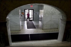 Currently, people can enter the Wood County Courthouse without going through security.