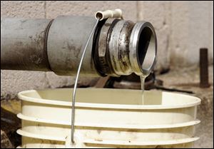 Base oil, draining from a supply pipe, costs nearly double what it did six years ago. 