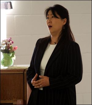 Yunah Lee, a native of South Korea who is in Toledo to perform in Toledo Opera's Faust.
