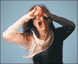 Dancer/choreographer Celesta Haraszti performs to the music of Tikvah.