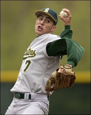  I just tried to throw strikes, keep the ball low and let my
defense do the work,  said Start pitcher Jason Moulton,
who threw a 3-hitter yesterday. He struck out six and walked four.
