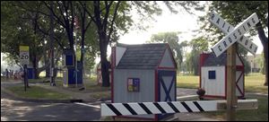 The new structures at Toledo's Safe-T-City were put together by the shop students at Libbey High School.