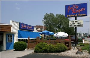 Jolly Roger Seafood House in downtown Port Clinton.