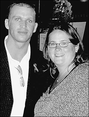 Scott Herr and Julie Embree at the David s House fundraiser.