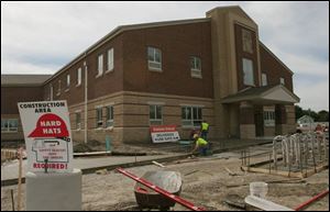The new Oakdale Elementary School in East Toledo is in the finishing stage of construction for Toledo Public Schools.
