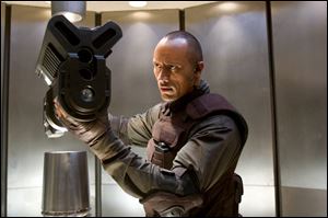 Dwayne Johnson (The Rock)
plays Sarge in Doom.
