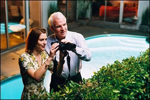 Claire Danes and Steve Martin in Shopgirl.