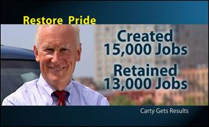 A new television ad by the Finkbeiner campaign focuses on the former mayor's accomplishments during his two terms in office. The ad will run through the end of Tuesday's election.