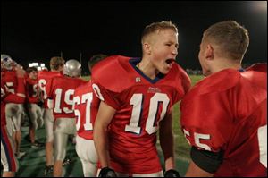 Patrick Henry's players were ecstatic when they finally wrested the lead from Elmwood late in their Division V playoff game.