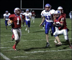 Brian Yarnell got Patrick Henry off to a fast start last night by returning the opening kickoff to the Wayne Trace 4-yard line.
