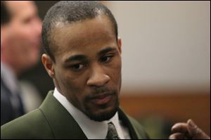 Jeremy Quinn, Jr., 23, of Springfield Township is taken from the courtroom after he was found guilty of six counts of rape and one count of kidnapping. He told reporters, 'They just crucified an innocent man.'