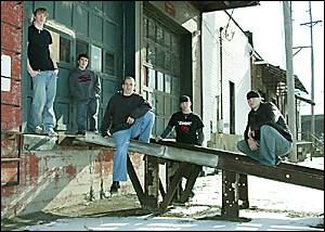 Pawn, from left: Kyle Kleeberger, Tim Strausbaugh, Travis Montgomery, Mark Montgomery, and Rob Golden.
