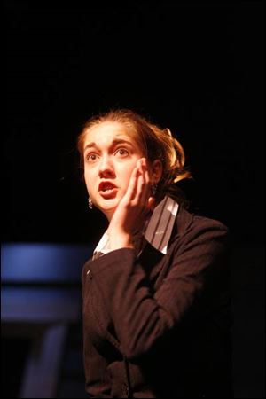 Notre Dame Academy's Sarah Hansen was judged the best of six competitors at The Rep.
