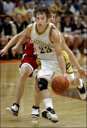 Senior Josh Johnson is the Blue Streaks  emotional leader and tough on defense.
