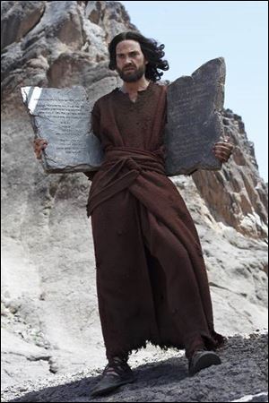 Dougray Scott plays Moses as a brooding, bewildered, sometimes resentful man, not a larger-than-life character.
