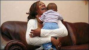 Lee Mitchell had Justin, her first child, at age 43.