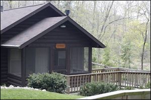 In Sylvania, two log-cabin hermitages are set on the sprawling 89 acres owned by the Sisters of St. Francis.
