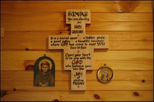 In Sylvania, two log-cabin hermitages are set on the sprawling 89 acres owned by the Sisters of St. Francis.
