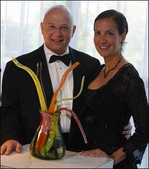 Brad and Kathie Delp at the Diabetes Association dinner.
