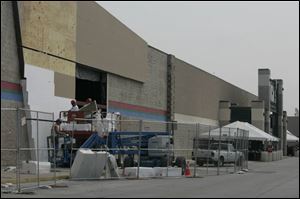 The former Media Play store in Spring Meadows is undergoing conversion to a Best Buy store. 