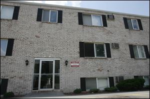 Michelle Mielecki was killed at this south Toledo complex by her boyfriend, Andrew Brown, who then took his own life.