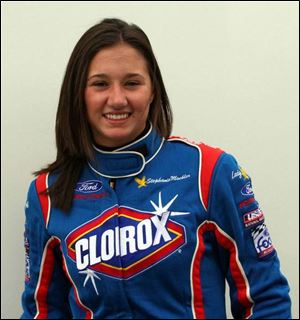 Stephanie Mockler will race in tomorrow night's United States Automobile Club (USAC) National Series races at the Benore Road asphalt oval.
