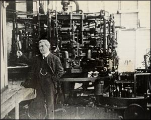 A shop foreman named Michael Owens, right, played a key role in turning around Mr. Libbey s company, which in 1892 became Libbey Glass.
