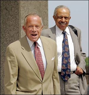 Lewis, left.