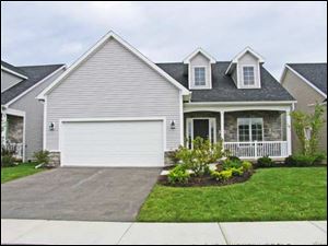 The home at 2344 Homestead is offered at $249,950 by Ridge Stone Builders.