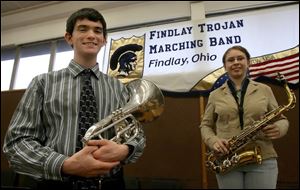 Christopher Anderson will play  mellophone and Kitanya Murray will play alto sax when they represent Ohio as members of the Macy s Great American Marching Band in the Macy s Thanksgiving Day Parade in New York City. Their band will be the first in line at the parade.
