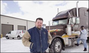 Anthony St. Bernard of Flatout Trucking Ltd. wants to open a tractor-trailer repair facility along I-75 by the end of March.