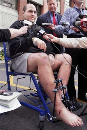 James Grandey was released from Piedmont Hospital yesterday afternoon and said he is ready to return to Ohio to help his close-knit team find a way to turn the tragedy into something positive.
