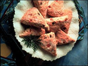 The recipe for Scottish Oat Scones is from Quaker Oats.