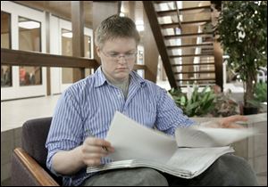 Jason Wilch, a University of Findlay junior, says the loss of the state grant would not cause him to leave the school.  I d come up with a way, but it would be more of a burden. 