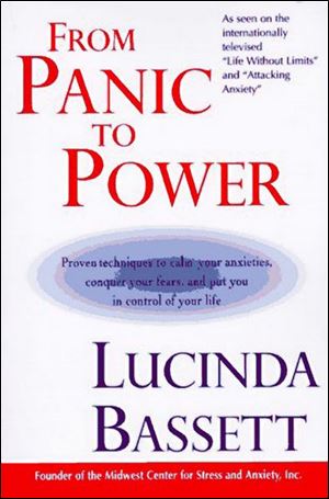 Lucinda Bassett, primary spokesman for the Midwest Center for Stress & Anxiety, has written two books, including the one above.