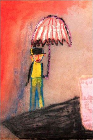 Karl Mullen s work often features odd characters inspired by Irish lore.