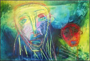 Karl Mullen s work often features odd characters inspired by Irish lore.