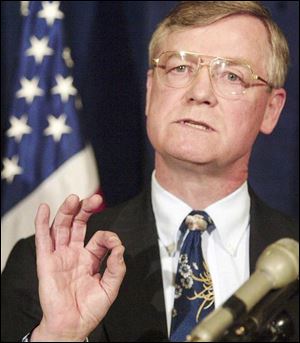 The Rev. Bob Edgar will speak
in Toledo on Monday night.