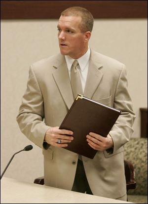 Fostoria hired Police Chief John McGuire, above, without holding a competitive exam within the department.