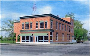An artist's conception of what the hostel would look like.