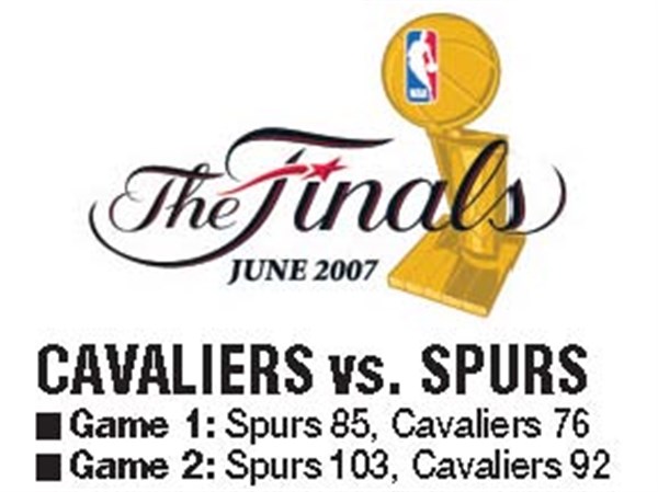 2007 Finals GM 4 Spurs sweep Cavs