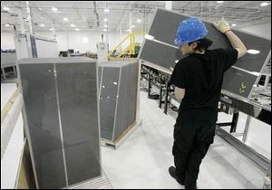 A hot stock this year, held by participants in the contest, is First
Solar, which makes panels in its Perrysburg plant.
